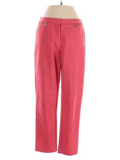 Pre-owned Calvin Klein Casual Pants In Red