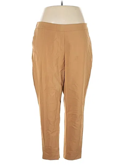 Pre-owned Calvin Klein Casual Pants In Tan