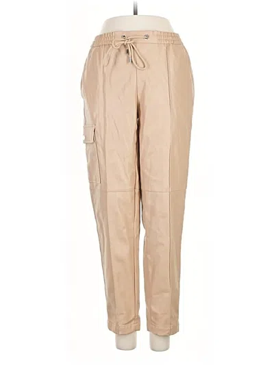 Pre-owned Calvin Klein Casual Pants In Tan