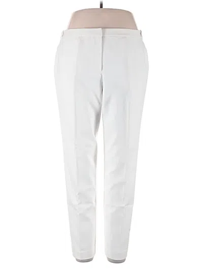 Pre-owned Calvin Klein Casual Pants In White