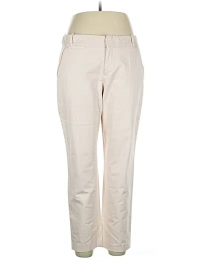 Pre-owned Calvin Klein Casual Pants In White