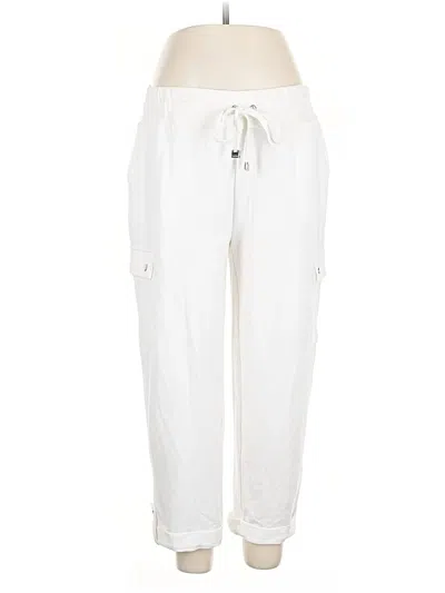 Pre-owned Calvin Klein Casual Pants In White