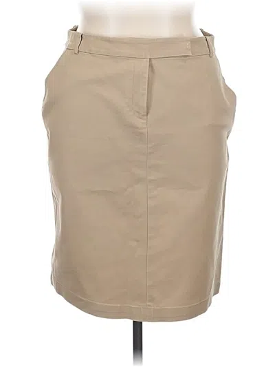 Pre-owned Calvin Klein Casual Skirt In Brown