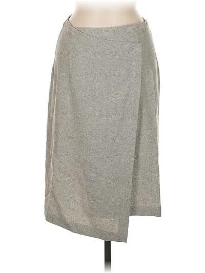Pre-owned Calvin Klein Casual Skirt In Gray