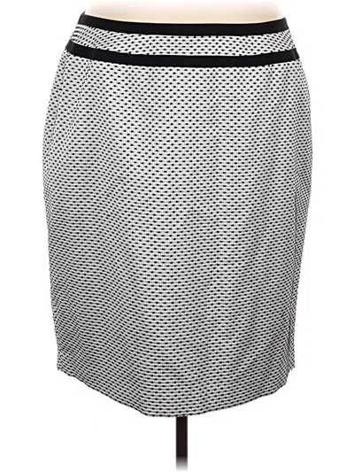 Pre-owned Calvin Klein Casual Skirt In Gray