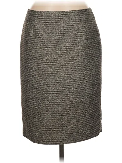 Pre-owned Calvin Klein Casual Skirt In Gray