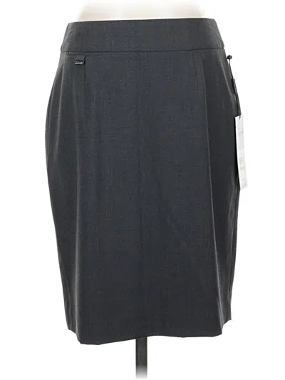 Pre-owned Calvin Klein Casual Skirt In Gray