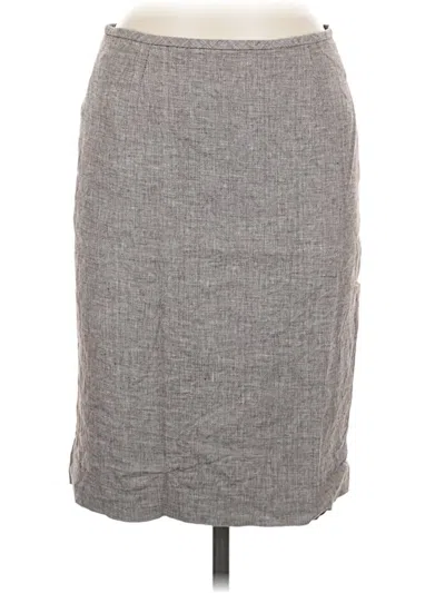 Pre-owned Calvin Klein Casual Skirt In Gray