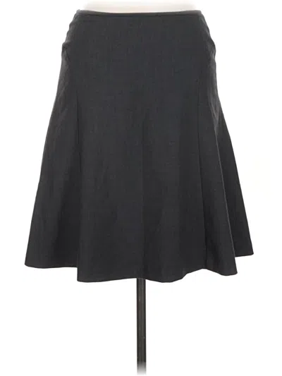 Pre-owned Calvin Klein Casual Skirt In Gray
