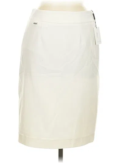 Pre-owned Calvin Klein Casual Skirt In Ivory
