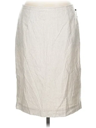 Pre-owned Calvin Klein Casual Skirt In Ivory
