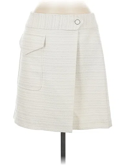 Pre-owned Calvin Klein Casual Skirt In White
