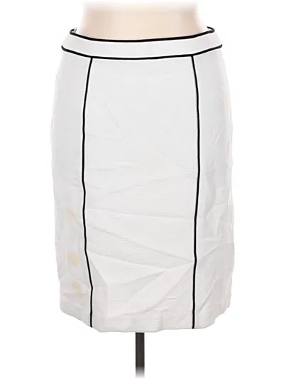Pre-owned Calvin Klein Casual Skirt In White