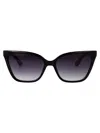 Calvin Klein Cat Eye Sunglasses Ck24507 S 001 In Black