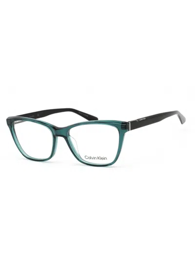 Calvin Klein Cat Eye Women's Eyeglasses Ck20532 In Green