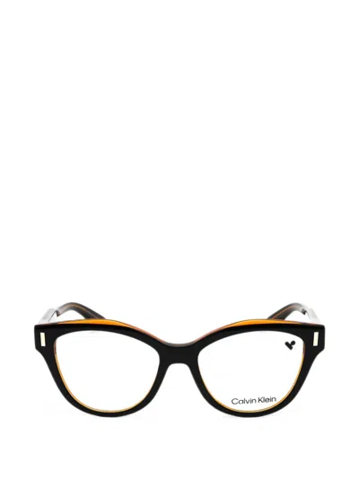 Calvin Klein Cat-eye Glasses In Multi