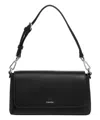 Calvin Klein Caviar Shoulder Bag In Black