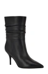 Calvin Klein Cerine Slouch Pointed Toe Bootie In Black