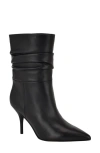 Calvin Klein Cerine Slouch Pointed Toe Bootie In Black