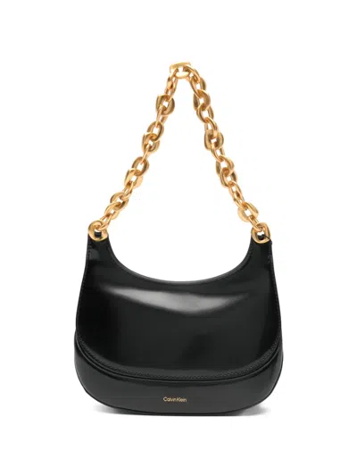 Calvin Klein Chain Shoulder Bag In Black