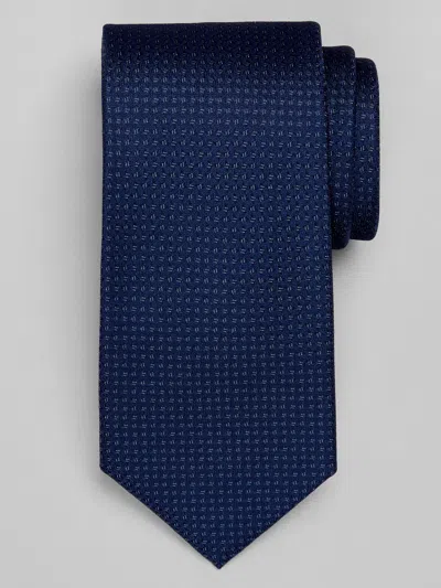 Calvin Klein Chaves Tonal Check Tie In Blue