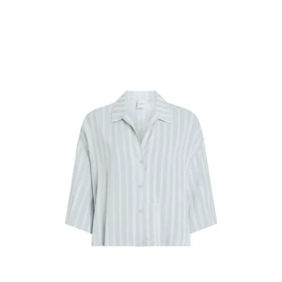 Calvin Klein Chemise À Rayures In Green