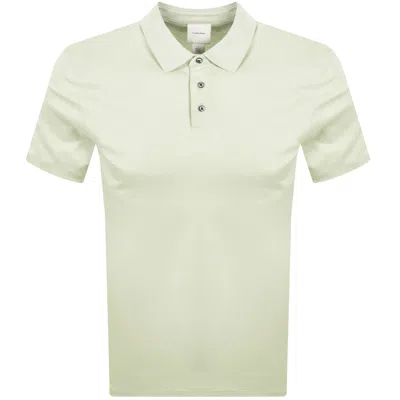 Calvin Klein Chest Emblem Polo T Shirt Green