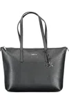 CALVIN KLEIN CHIC CONTRASTING DETAIL RECYCLED SHOULDER WOMEN'S BAG