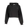 Calvin Klein Chic Hooded Sweatshirt In Timeless Black In Black