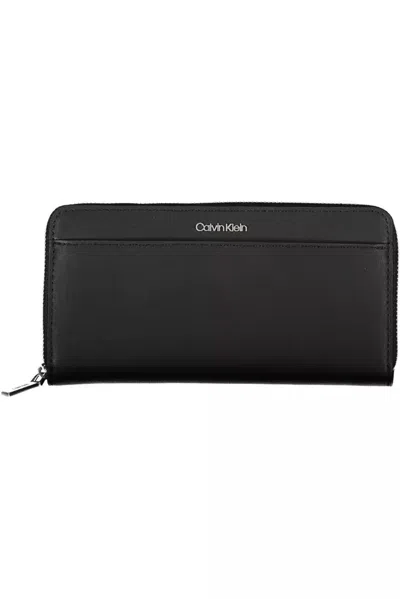 Calvin Klein Chic Polyethylene Rfid Secure Wallet In Black