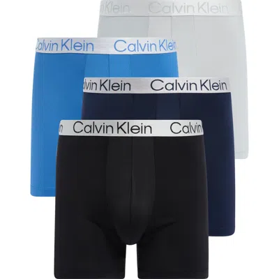 Calvin Klein Chromatic 4-pack Boxer Briefs In Multi