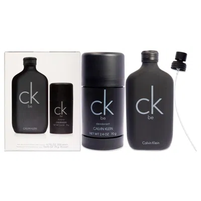 Calvin Klein Ck Be By  For Unisex - 2 Pc Gift Set 6.7oz Edt Spray, 2.6oz Deodorant Stick In Multi