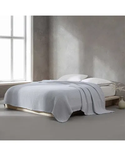 CALVIN KLEIN CALVIN KLEIN CK COTTON WEAVE BLANKET