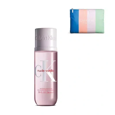 Calvin Klein Ck Nude Vanilla Hair & Body Perfum Mist In Transparent