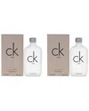 Calvin Klein Ck One 3.4 oz Edt Spray Pack Of 2