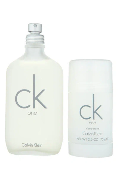 Calvin Klein Ck One Eau De Toilette Set In White
