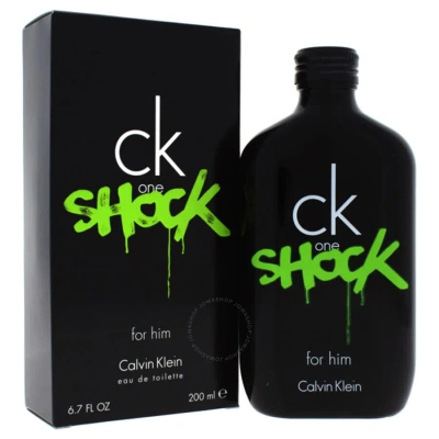 Calvin Klein Ck One Shock Men /  Edt Spray 6.7 oz (200 Ml) (m) In Black