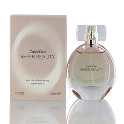 Calvin Klein Ck Sheer Beauty /  Edt Spray 1.0 oz (w) In White