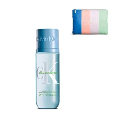 Calvin Klein Ck Silky Coconut Hair & Body Perfum Mist In Transparent