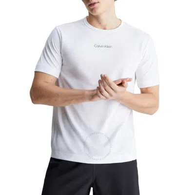 Calvin Klein Ck Sport Short-sleeve Gym T-shirt In White