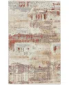 Calvin Klein Ck005 Enchanting Ech02 3'2"x5' Area Rug In Gray,rust
