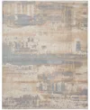 Calvin Klein Ck005 Enchanting Ech02 8'x10' Area Rug In Ivory,mist