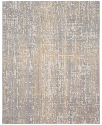 Calvin Klein Ck005 Enchanting Ech04 8'x10' Area Rug In Gray,beige