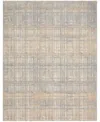 Calvin Klein Ck005 Enchanting Ech05 8'x10' Area Rug In Gray,ivory