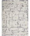 Calvin Klein Ck009 Sculptural Scl01 5'3" X 7'3" Area Rug In Blue
