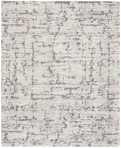 Calvin Klein Ck009 Sculptural Scl01 7'9" X 9'9" Area Rug In Blue