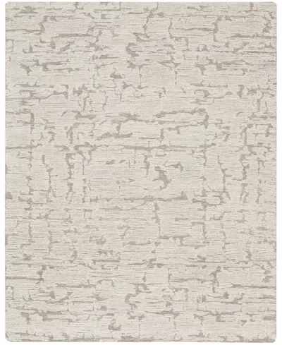 Calvin Klein Ck009 Sculptural Scl01 7'9" X 9'9" Area Rug In Gray