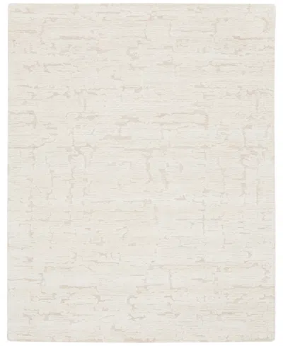 Calvin Klein Ck009 Sculptural Scl01 7'9" X 9'9" Area Rug In Ivory