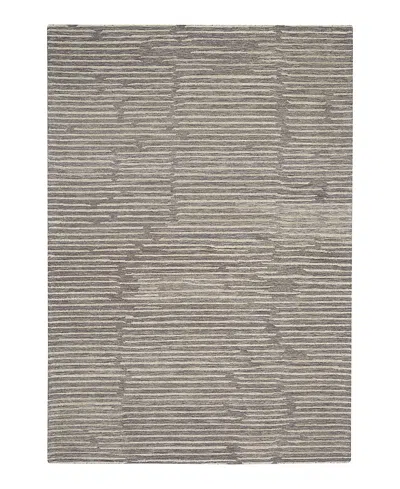 Calvin Klein Ck010 Linear Lnr01 Area Rug, 7'9 X 9'9 In Grey