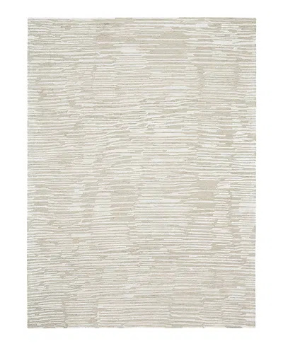 Calvin Klein Ck010 Linear Lnr01 Area Rug, 7'9 X 9'9 In Ivory